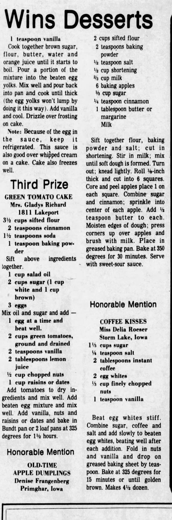 Apple Dumplings